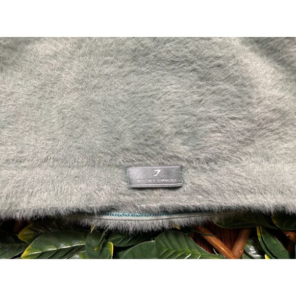 Gymshark Fuzzy Green Crop Top Size Small - Picture 3 of 6